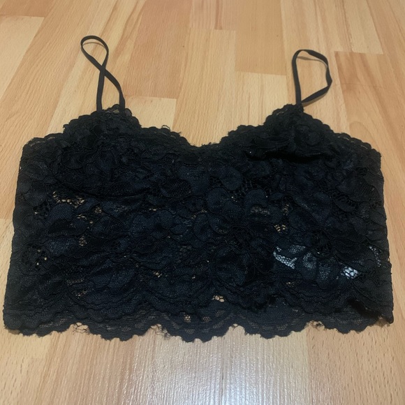 Zara Bralette Top in Black - Picture 2 of 4
